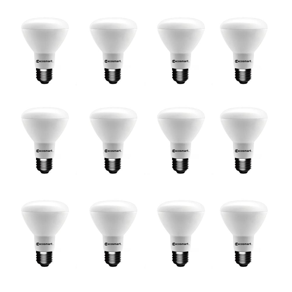 EcoSmart 75 Watt Equivalent BR20 Dimmable LED Light Bulb Soft