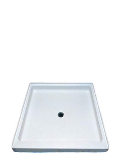 Veritek 36 in. x 36 in. Single Threshold Shower Pan in White