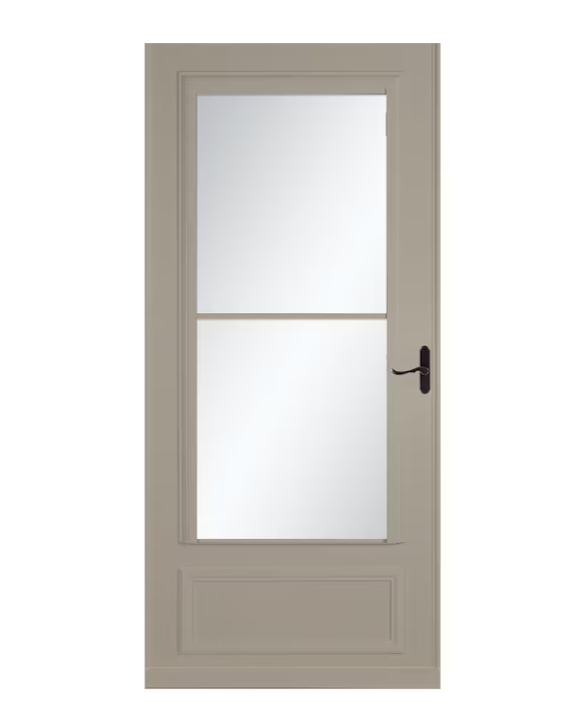 LARSON Savannah 32-in x 81-in Sandstone Mid-view Retractable Screen Wo ...