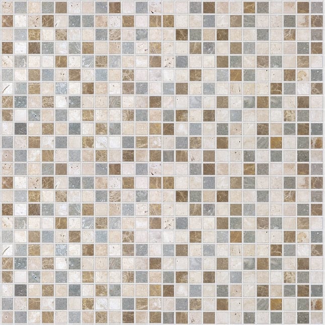 Satori Countryside 12-in x 12-in Multi-finish Natural Stone Travertine ...