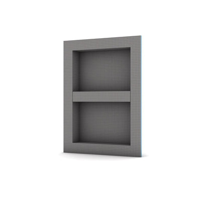 16 in. x 22 in. Shower Niche with Adjustable Shelf - Super Arbor