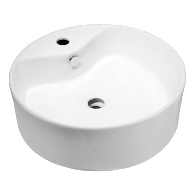 Vitruvius Series Ceramic Vessel Sink in White - Super Arbor