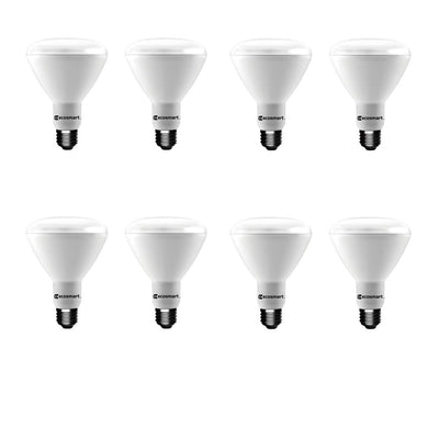 EcoSmart 90-Watt Equivalent BR40 Dimmable ENERGY STAR LED Light Bulb Daylight (8-Pack) - Super Arbor