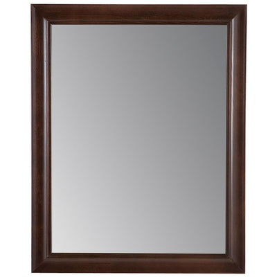 Candlesby 22 in. x 27 in. Framed Wall Mirror in Cognac - Super Arbor