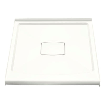 Archer 36 in. x 36 in. Single Threshold Shower Base with Center Drain and Removable Drain Cover in White - Super Arbor