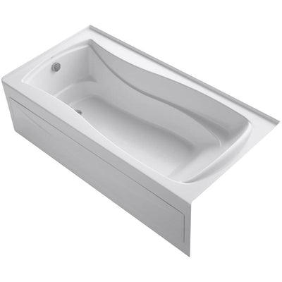 Mariposa 6 ft. Left-Hand Drain with Integral Tile Flange Rectangular Alcove Soaking Tub in White - Super Arbor