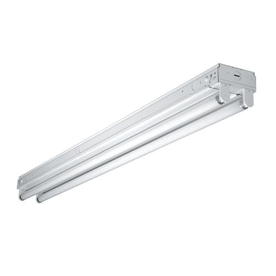 40-Watt 2-Light White 4 ft. Fluorescent Strip Light - Super Arbor