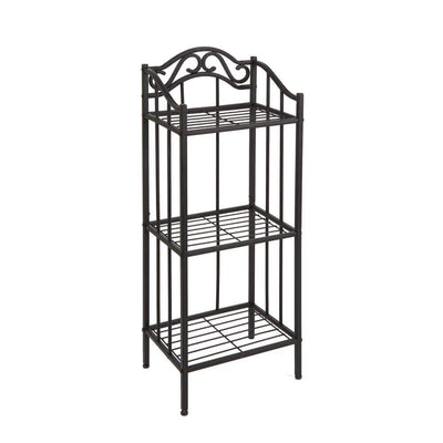 Collins 14.50 in. W Metal Bathroom Floor Shelf - Super Arbor