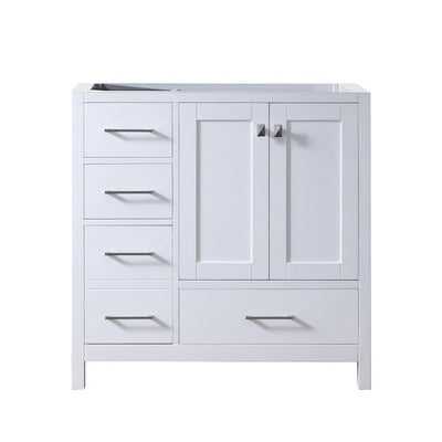 Caroline Madison 36 in. W Bath Vanity Cabinet Only in White - Super Arbor