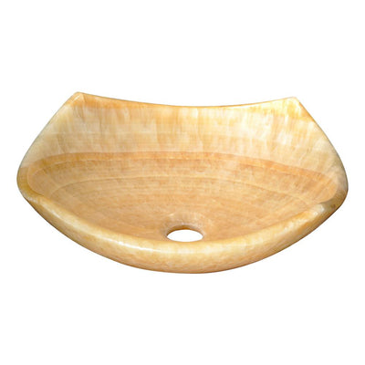 Vespa Natural Stone Vessel Sink in Cream Jade - Super Arbor