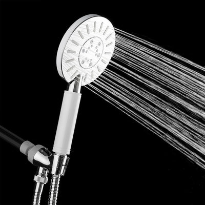 3-Spray 4.75 in. Single Wall Mount Handheld Adjustable Shower Head in Chrome - Super Arbor