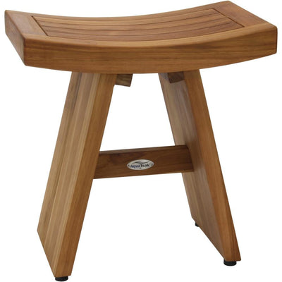 The Original 18 in. Wide Asia Teak Walk In Shower Seat - Super Arbor