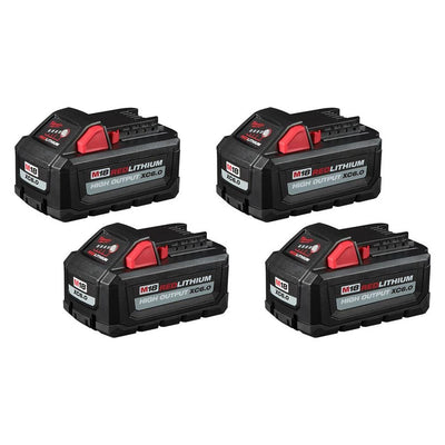 M18 18-Volt Lithium-Ion High Output 6.0Ah Battery Pack (4-Pack) - Super Arbor