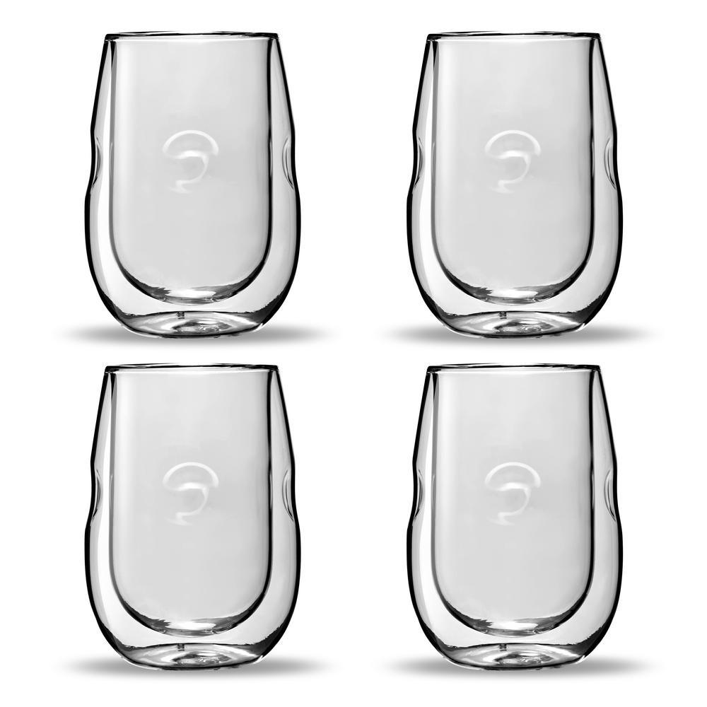 Ozeri Moderna Artisan Series Double Wall Insulated Wine Glasses