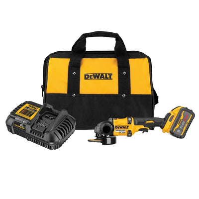 FLEXVOLT 60-Volt MAX Brushless 4-1/2 in. - 6 in. Cordless Grinder with Kickback Brake Kit