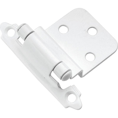 White Surface Self-Closing Hinge (2-Pack) - Super Arbor