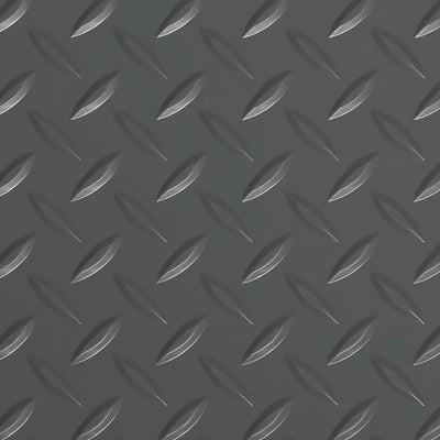 G-Floor Diamond Tread 8.5 ft. x 24 ft. Slate Grey Vinyl Garage Flooring Cover and Protector