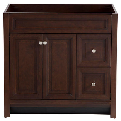 Brinkhill 36 in. W x 34 in. H x 22 in. D Bath Vanity Cabinet Only in Cognac - Super Arbor