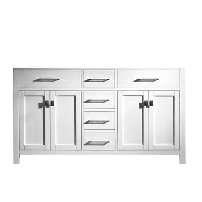 Caroline 60 in. W Bath Vanity Cabinet Only in White - Super Arbor