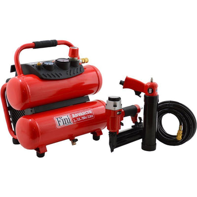 PRO-3 1.5 HP 3 Gal. 150 PSI Portable Electric Twin Stack Air Compressor with 2 Tool Combo Kit - Super Arbor