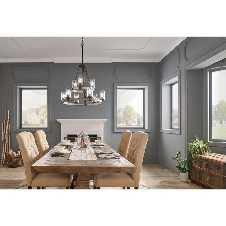 Kichler barrington 9 light chandelier discount