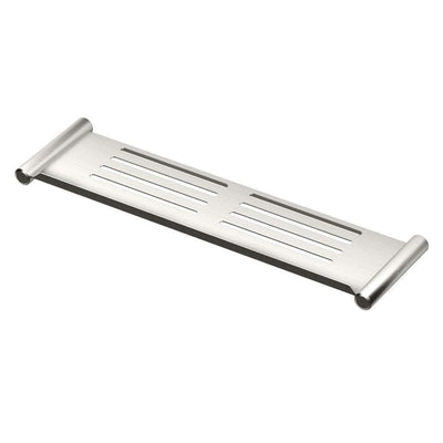 19 in. W Elegant Shower Shelf in Brushed Nickel - Super Arbor