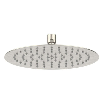 Piano 1-Pattern 1.75 GPM 9.84 in. Ceiling Mount Round Shower Head in Brushed Nickel - Super Arbor