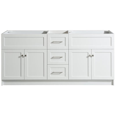 Hamlet 72 in. W x 21.5 in. D x 33.5 in. H Bath Vanity Cabinet Only in White - Super Arbor