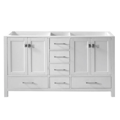 Caroline Avenue 60 in. W Bath Vanity Cabinet Only in White - Super Arbor