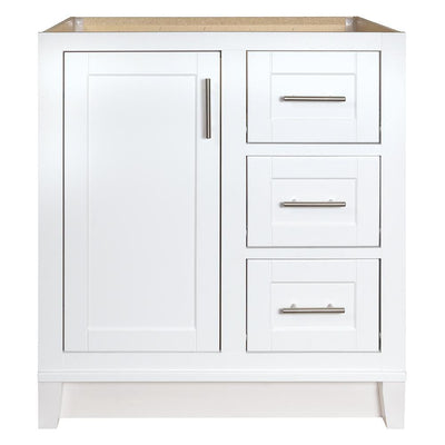 Kinghurst 30 in. W x 21 in. D x 33.5 in. H Bathroom Vanity Cabinet Only in White - Super Arbor