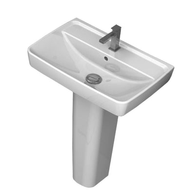 Nameeks Duru Pedestal Sink in White - Super Arbor