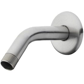 AquaSource 0.5-in Brushed Nickel Shower Arm and Flange - Super Arbor