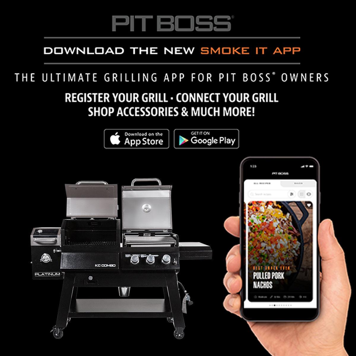 Pit Boss Kc Combo Platinum Series Wifi And Bluetooth Wood Pellet And