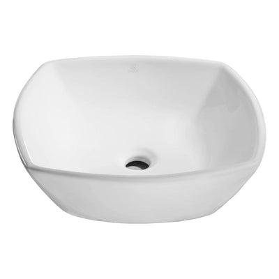 Deux Series Ceramic Vessel Sink in White - Super Arbor