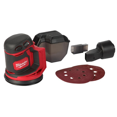 M18 18-Volt Lithium-Ion Cordless 5 in. Random Orbit Sander (Tool-Only) - Super Arbor