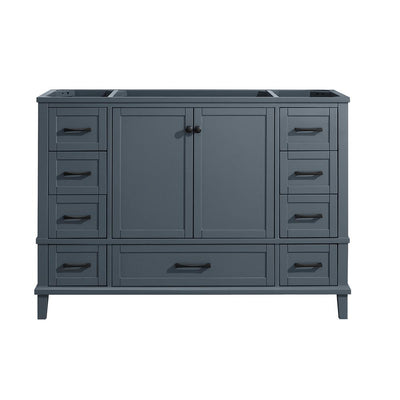 Merryfield 48 in. W x 21-1/2 in. D Bathroom Vanity Cabinet Only in Dark Blue-Gray - Super Arbor