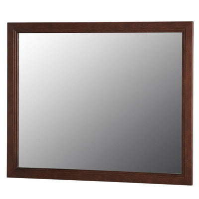 Brinkhill 32 in. W x 26 in. H Wall Mirror in Cognac - Super Arbor