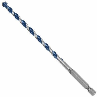 1/4 in. x 4 in. x 6 in. Blue Granite Turbo Carbide Hammer Drill Bit  for Concrete, Stone and Masonry Drilling - Super Arbor