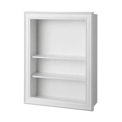 Gazette 18-1/2 in. W Wall Shelf in White - Super Arbor