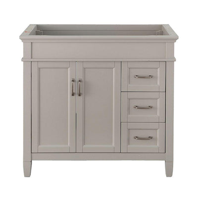 Ashburn 36 in. W x 21.75 in. D Vanity Cabinet in Grey - Super Arbor