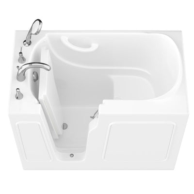 HD Series 26 in. x 46 in. Left Drain Quick Fill Walk-In Soaking Bathtub in White - Super Arbor