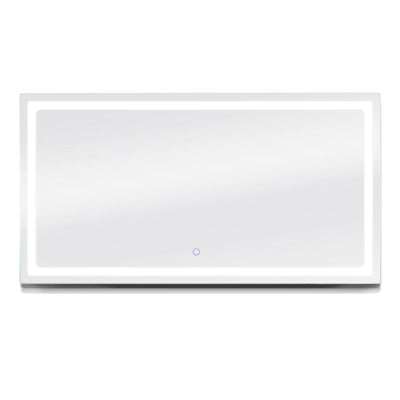 Swan 48 in. W x 36 in. H LED Backlit Vanity Bathroom LED Mirror /Touch On/OFF Dimmer and Anti-Fog Function - Super Arbor