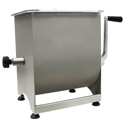 Stainless Steel Manual Meat Mixer - 44 lb Capacity - Super Arbor