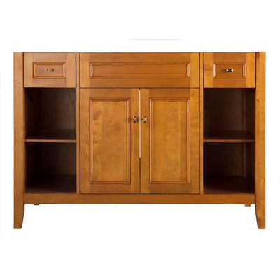 Exhibit 48 in. W Bath Vanity Cabinet Only in Rich Cinnamon - Super Arbor