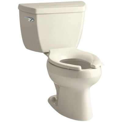 Wellworth Classic 2-Piece 1.6 GPF Single Flush Elongated Toilet in Almond - Super Arbor