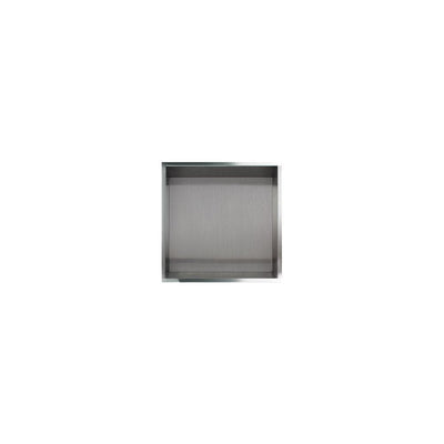 Storage Pod 14 in. x 14 in. 18-Gauge Stainless Steel Shower Niche - Super Arbor