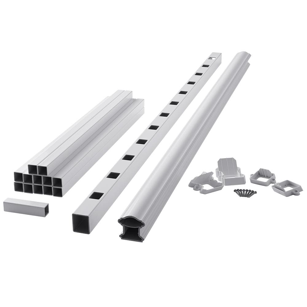 ArmorGuard Classic 72 in. White Composite Stair Rail Kit – PROARB