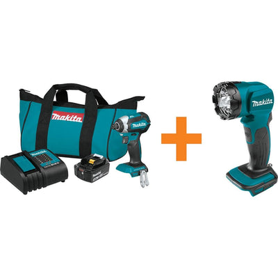 18-Volt LXT Brushless Impact Driver Kit with bonus 18-Volt LXT Lithium-Ion Cordless L.E.D. Flashlight - Super Arbor