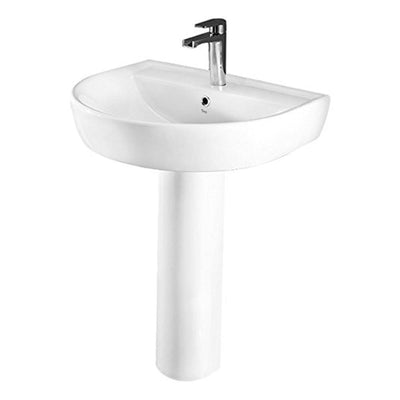 Nameeks Bella Pedestal Sink in White - Super Arbor