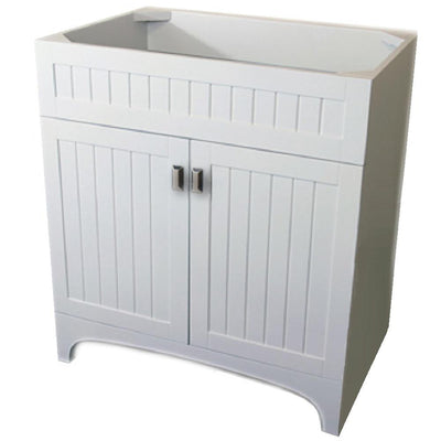 30 in. W x 21.6 in. D x 33.5 in. H Bath Vanity Cabinet Only in White - Super Arbor